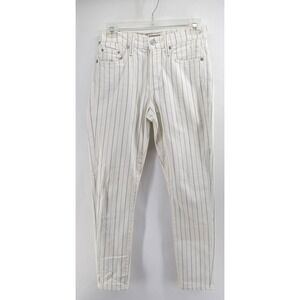 Citizens of Humanity Women's Rocket Crop High Rise Skinny‎ Striped Jeans 28x27
